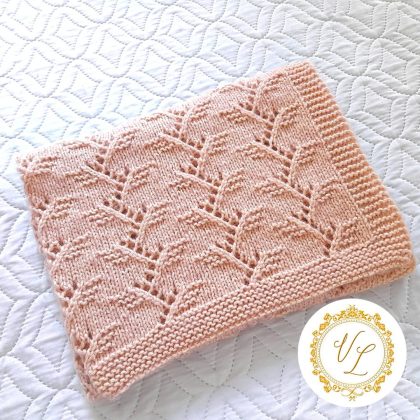Step-by-Step Baby Blanket Knitting Pattern V88