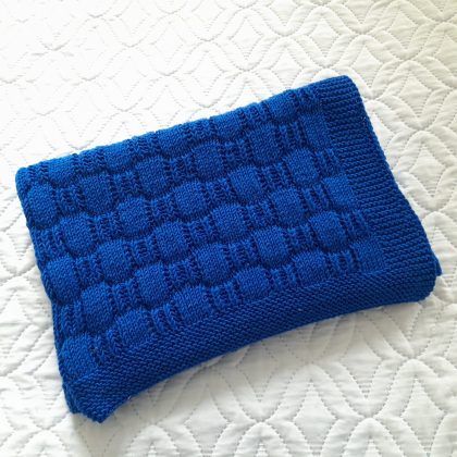 Step-by-Step Knitting Pattern Baby Blanket | v121