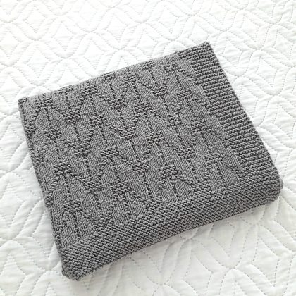 Step-by-Step Knitting Pattern Baby Blanket | v32