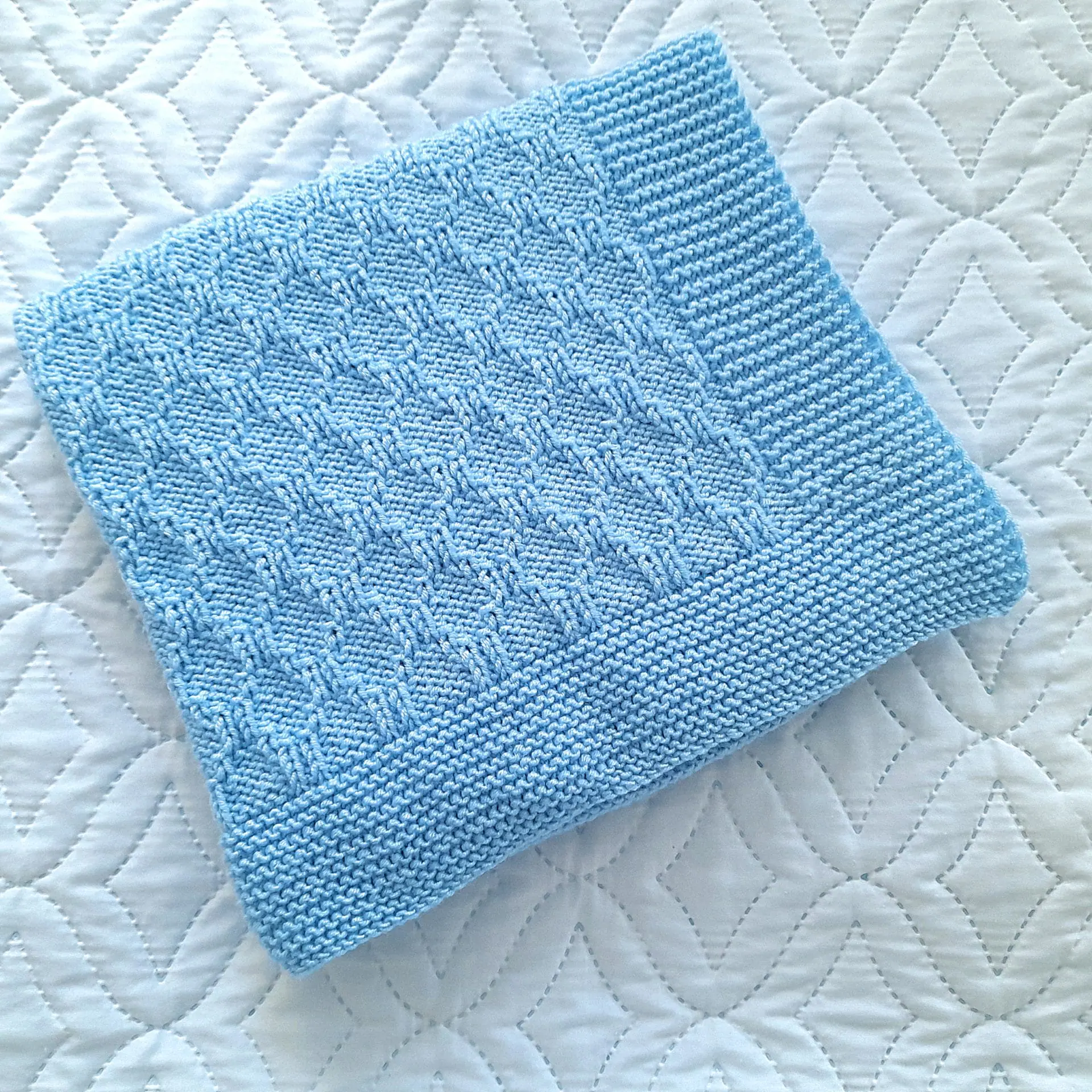 Step-by-Step Knitting Pattern Baby Blanket | v25 1 Step-by-Step Knitting Pattern Baby Blanket | v25