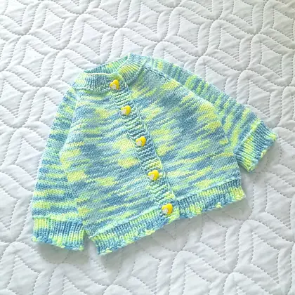 Knitting Pattern Cardigan | Baby Cardigan Pattern V74