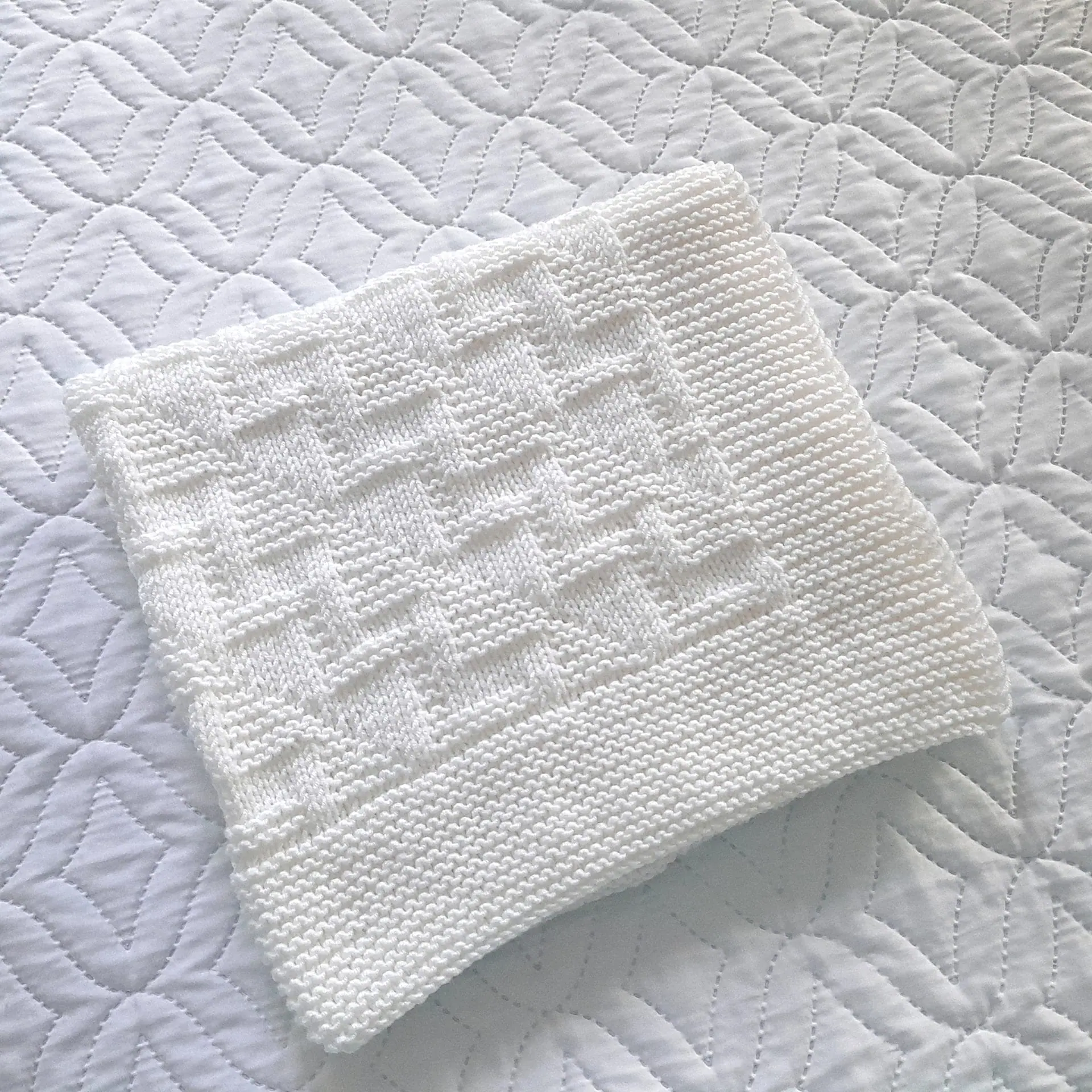 Step-by-Step Knitting Pattern Baby Blanket | v55 1 Step-by-Step Knitting Pattern Baby Blanket | v55