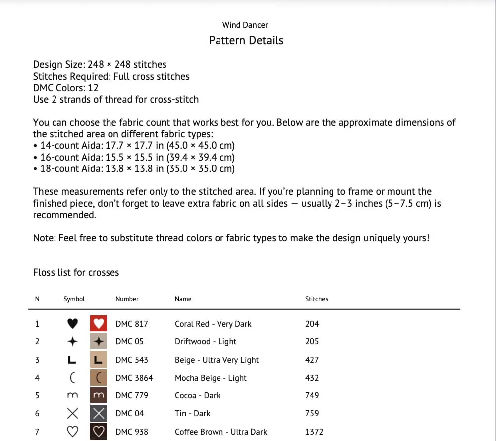 Swallow Cross Stitch Pattern, Folk Nature Embroidery PDF 5 Swallow Cross Stitch Pattern, Folk Nature Embroidery PDF - Image 5
