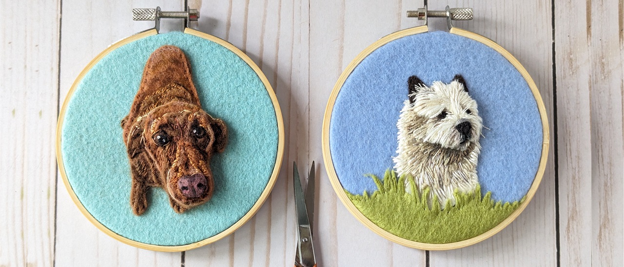Felt Embroidery by Jenny Bolhofner of Olive This Felt