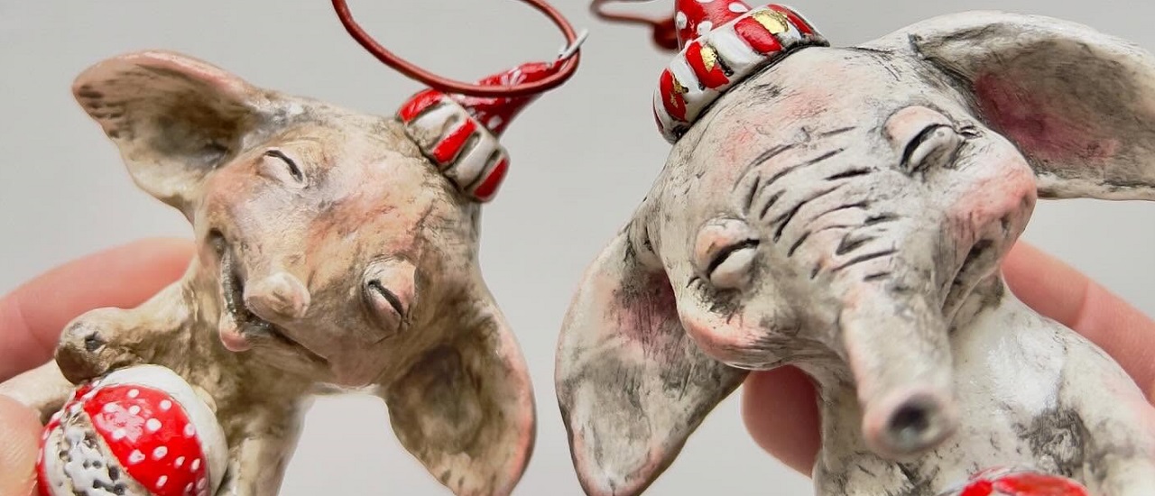 Interior Art Dolls by Riga Artist Anda Bieza