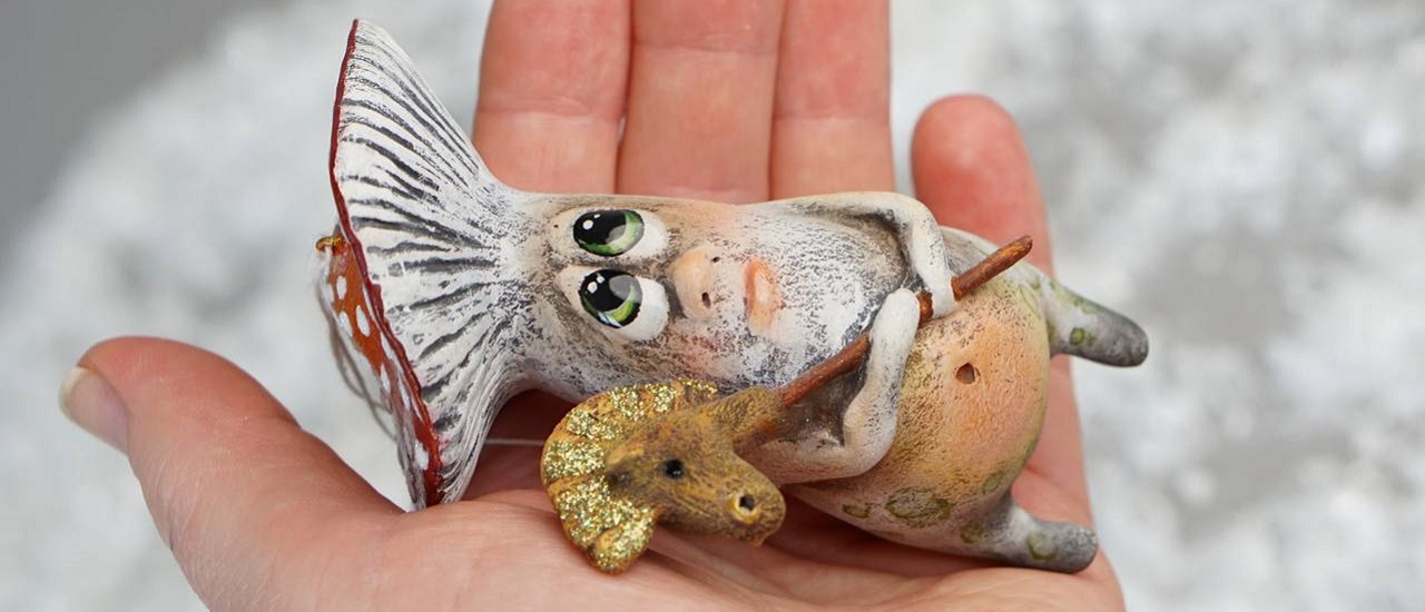 Handmade Christmas Ornaments by Evgenia Kuznetsova