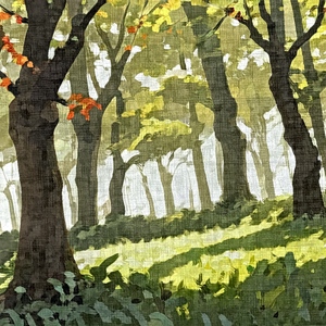 Painting - "Silent Grove''