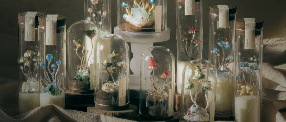 Miniature Sculptures by Momo: Mushrooms, Slime Molds and Hidden Nature 1 momo miniature sculpture 1