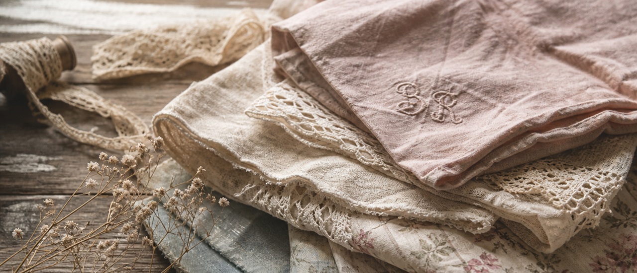 Vintage Textile Aesthetic in Contemporary Handmade Art