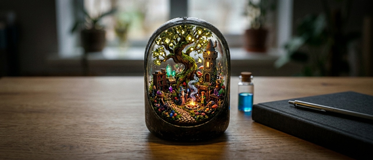 Miniature Art Styles: Minimalism and Maximalism in Small Worlds