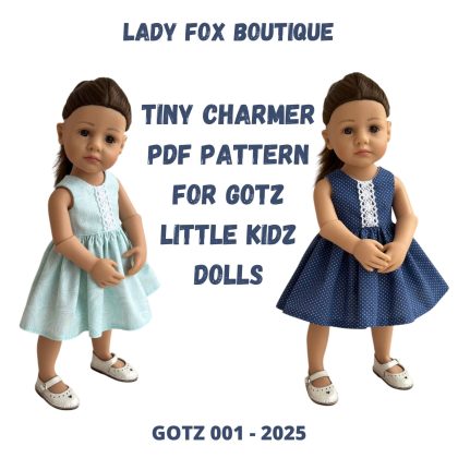 PDF sewing pattern for Gotz Little Kidz dolls