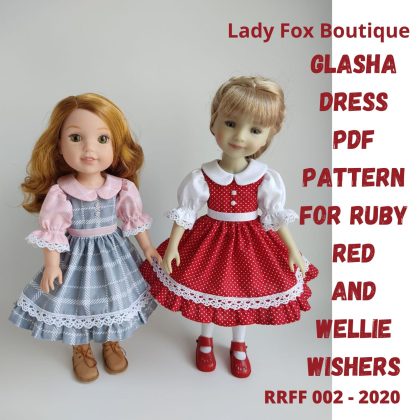 Dress pattern for Ruby Red Fashion Friends and Wellie Wishers