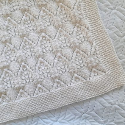 Step-by-Step Knitting Pattern Baby Blanket | v14