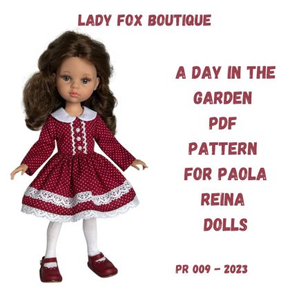 Paola Reina dress with collar pattern
