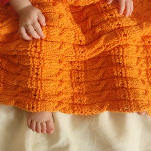 Knitting pattern baby blanket, digital download, pdf pattern in english