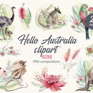 HELLO AUSTRALIA VOL.3 CLIPART