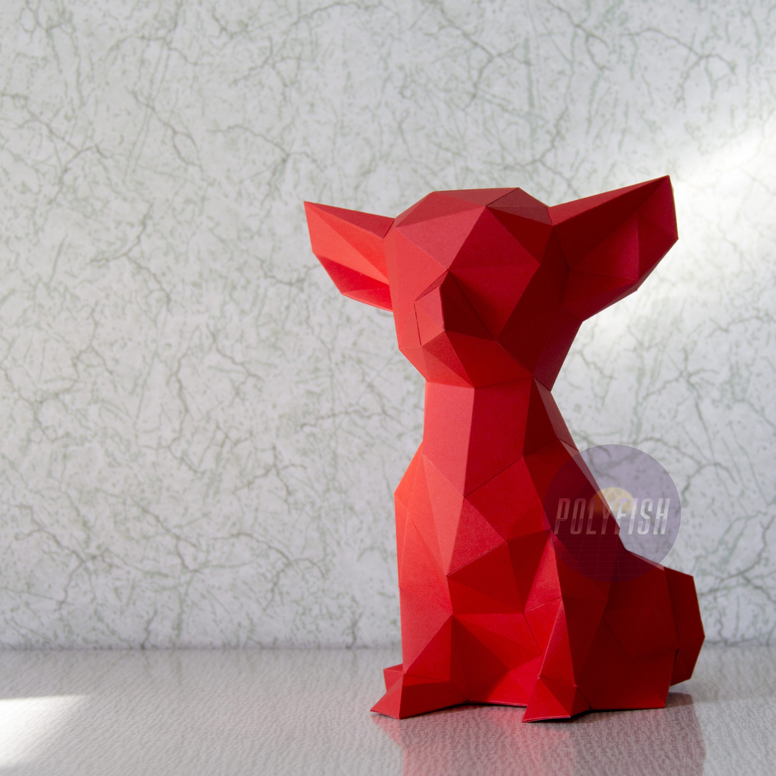 DIY Chihuahua template Papercraft PDF
