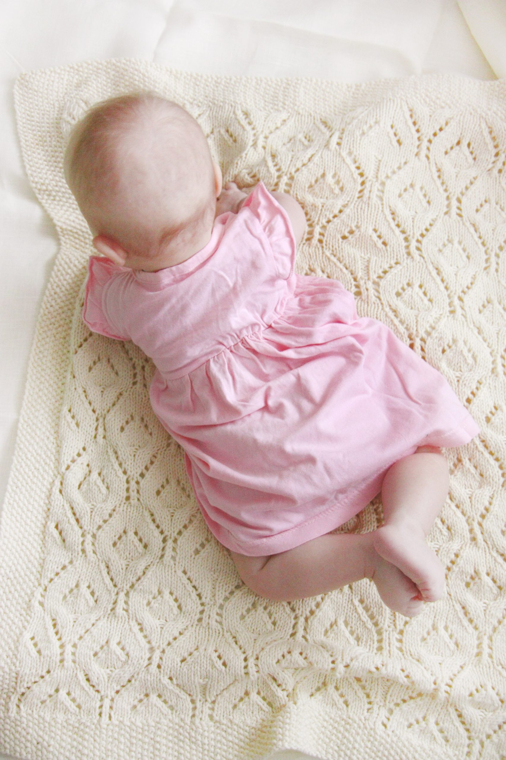 Knitting pattern lace baby blanket, pdf pattern 3 Knitting pattern lace baby blanket, pdf pattern - Image 3