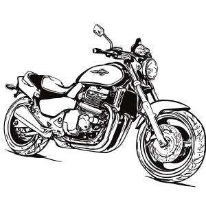 Honda bike illustration
