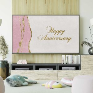 Happy Anniversary Samsung Frame TV Art