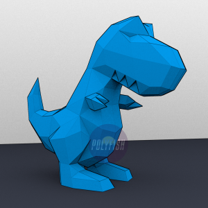 DIY Dinosaur template Papercraft PDF