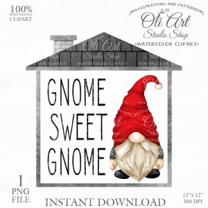 Gnome Sweet Gnome clipart png