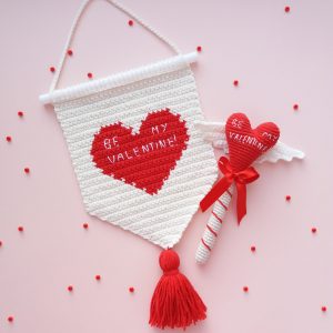 valentine heart crochet pattern