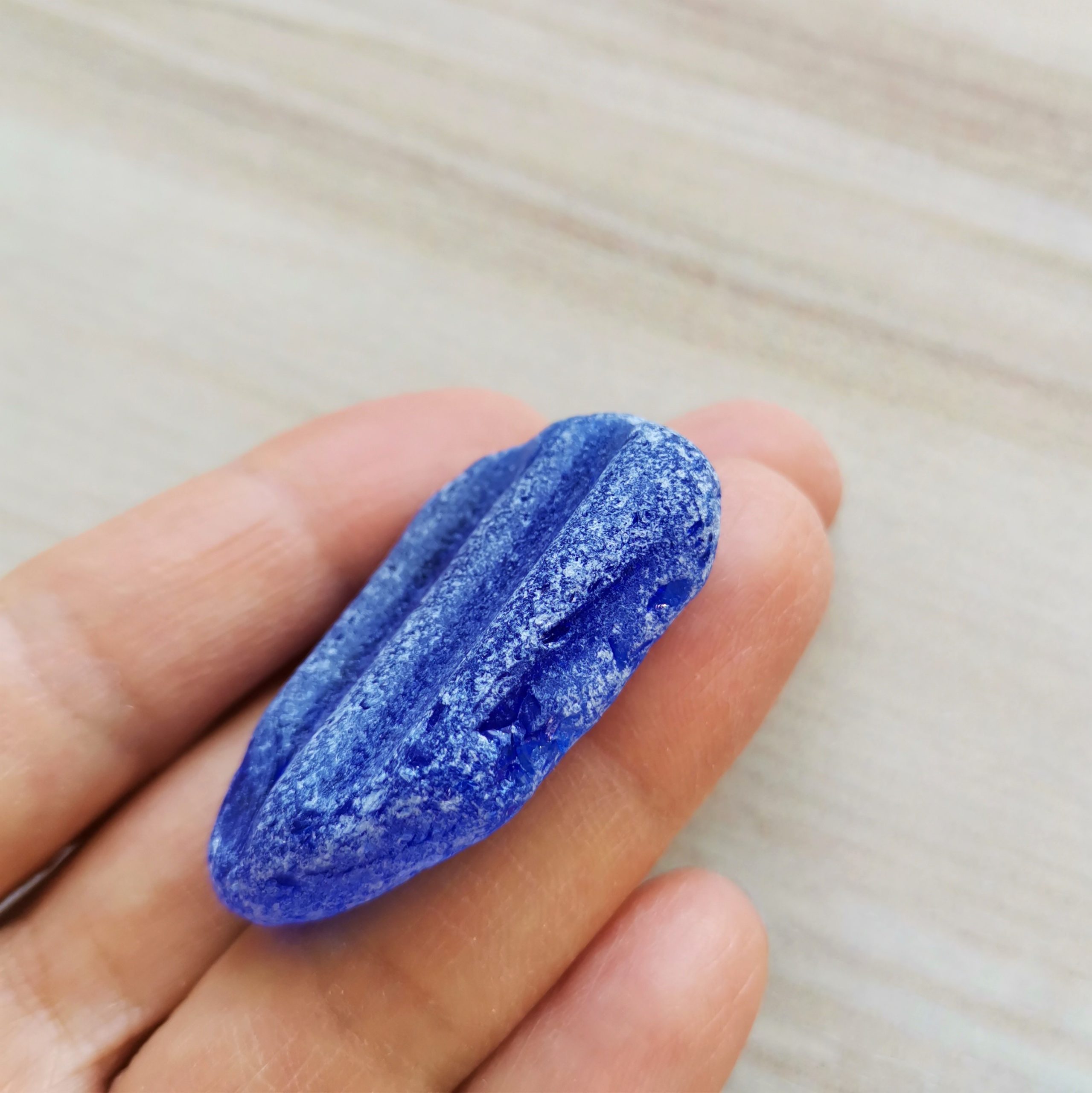 Cobalt Blue sea glass B81