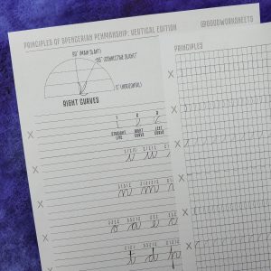 Principles of Spencerian Penmanship Vertical Edition