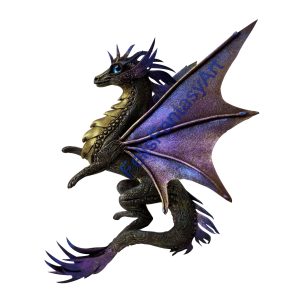 Dragon art with transparent background