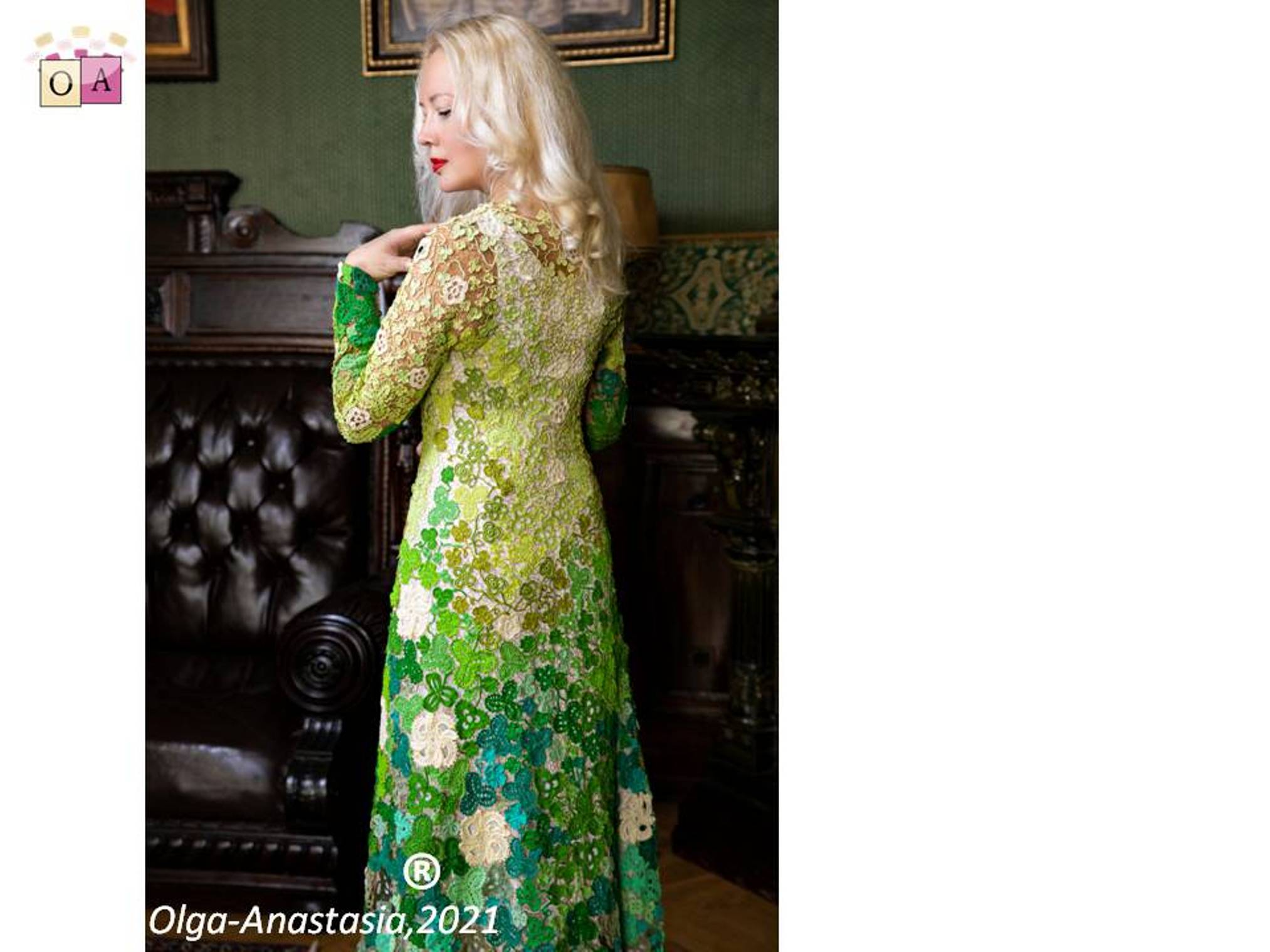 Dress crochet pattern- Irish lace crochet pattern 5 Dress crochet pattern- Irish lace crochet pattern - Image 5