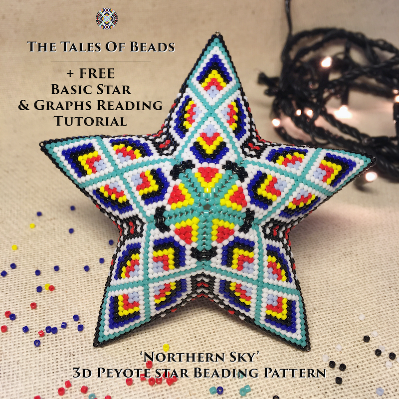 pattern for 3d star peyote
