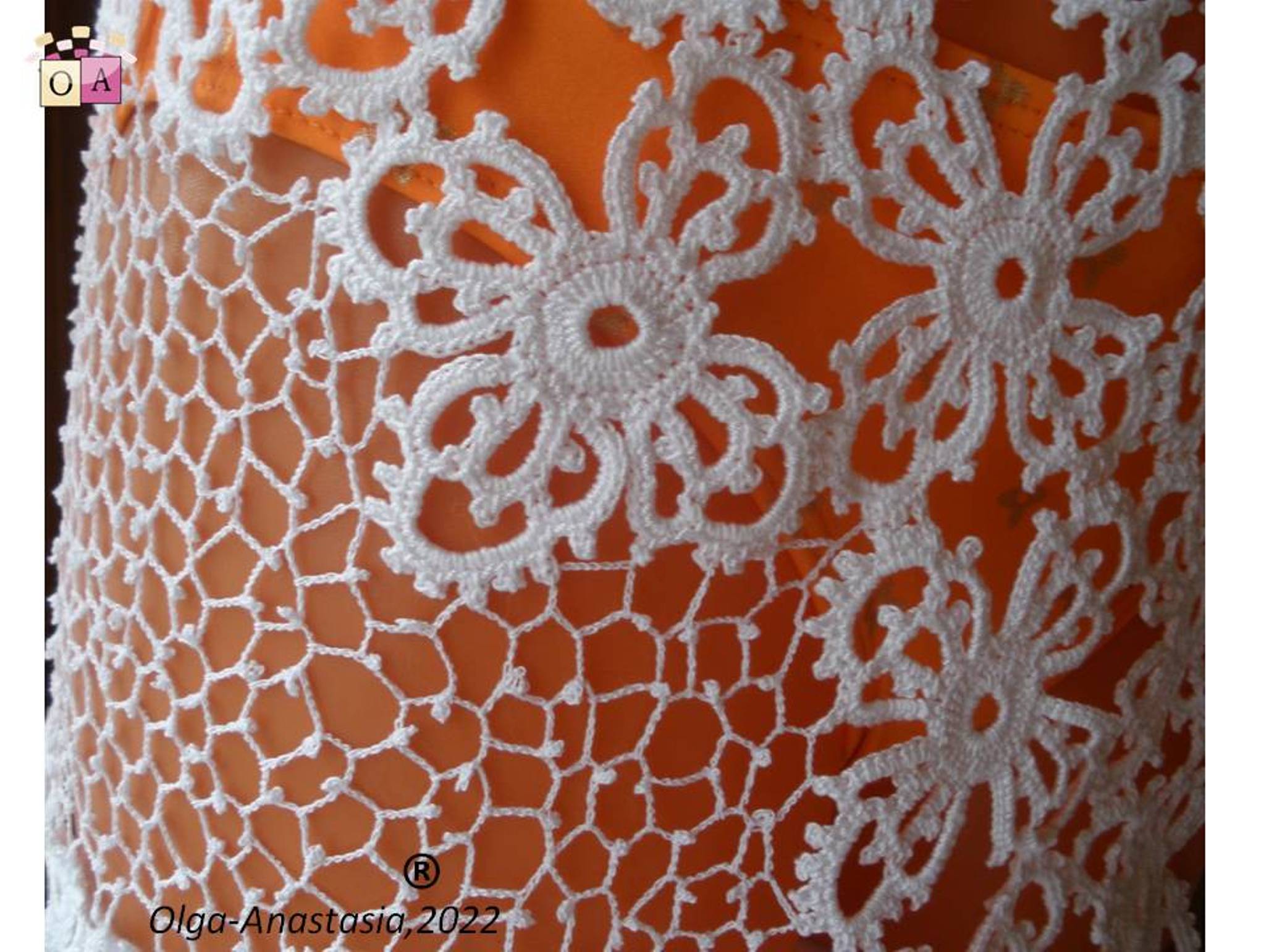 white lace beach tunic irish crochet lace 8