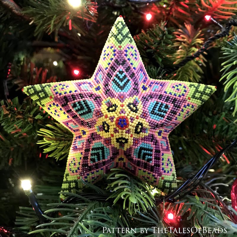 pattern for 3d star peyote