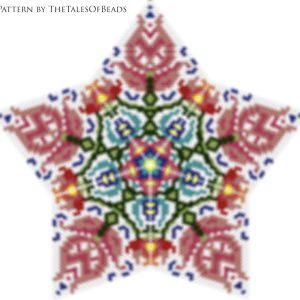 3d beaded star patterns