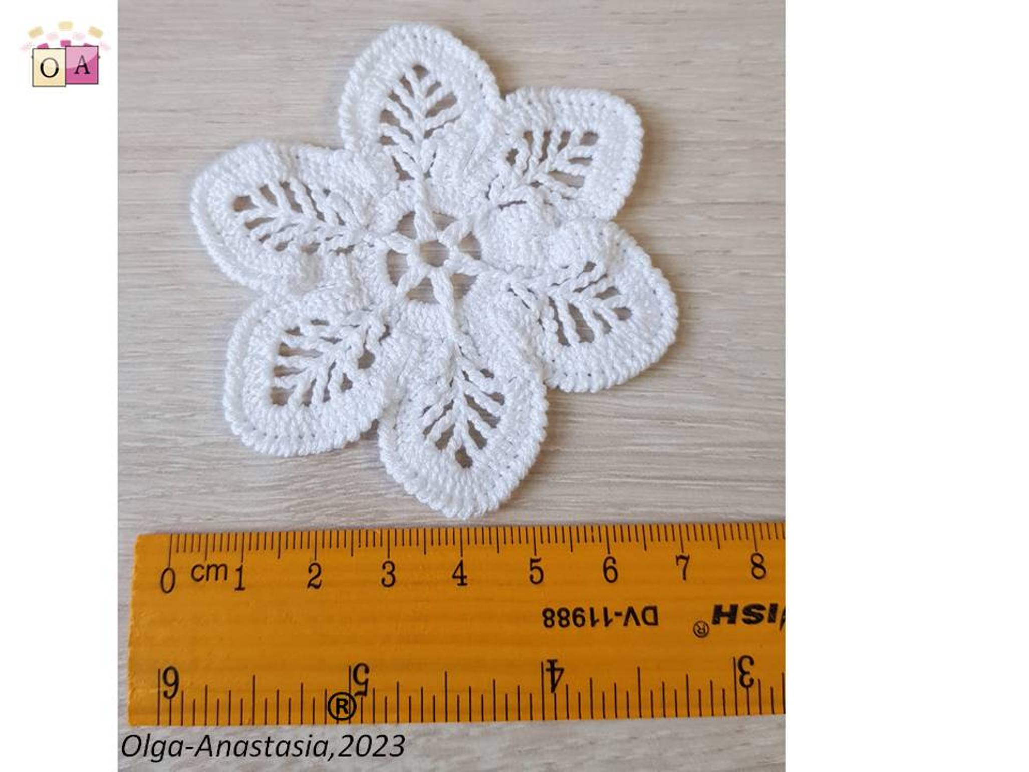 snowflake crochet pattern flower 5
