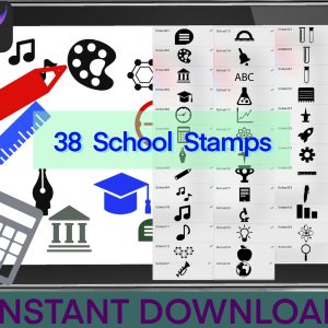 School Brushes Procreate Stamps