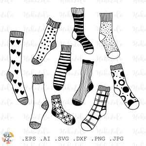 Socks Svg Clipart Png