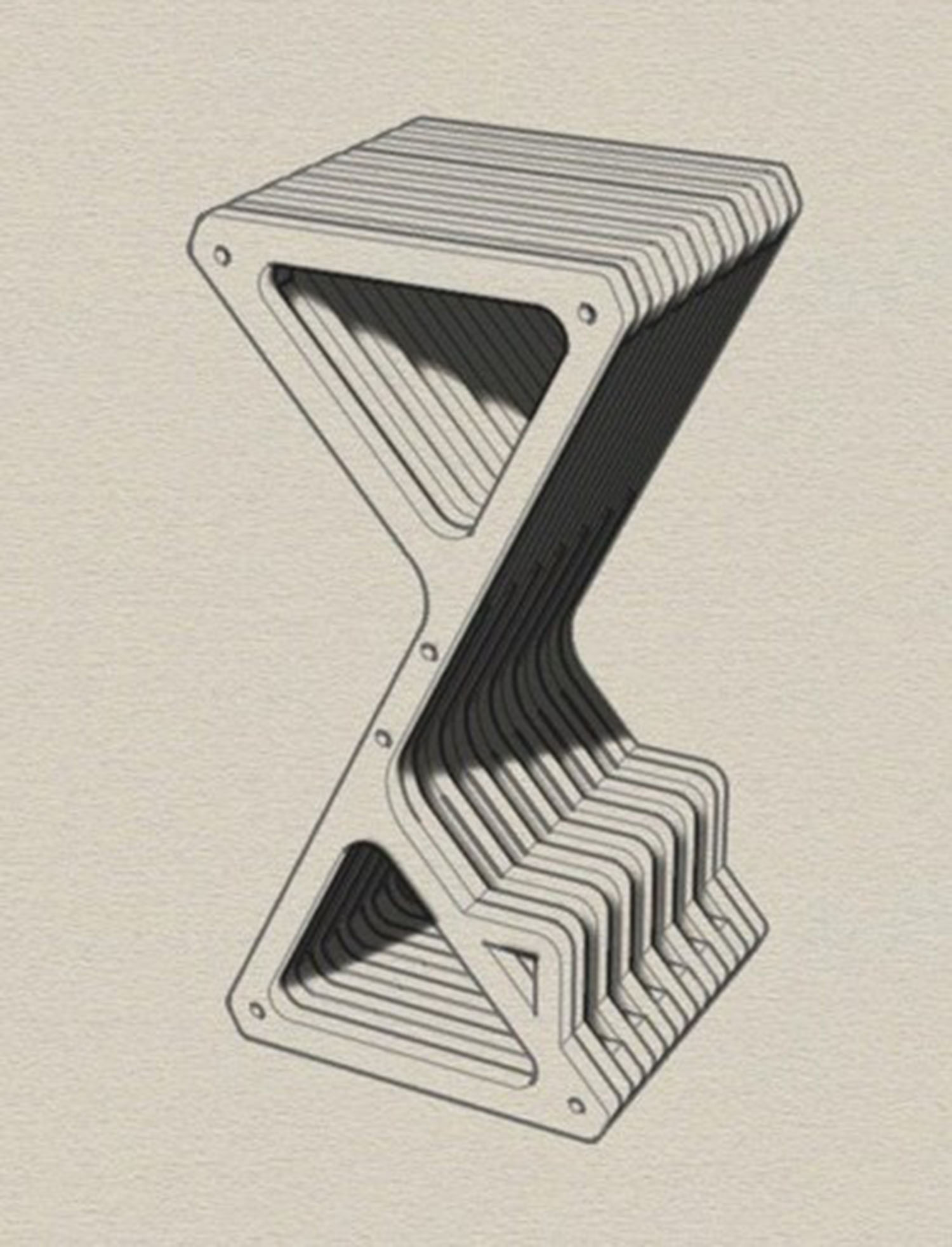 1 Successful Cnc Router Files Bar Stool 1 bar stool
