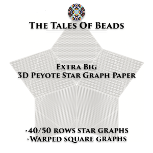 big peyote star graph paper