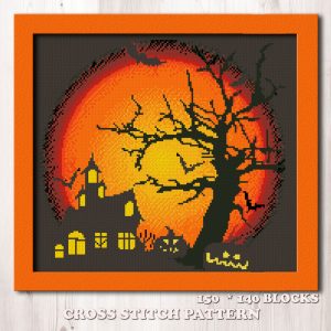 Black Halloween night