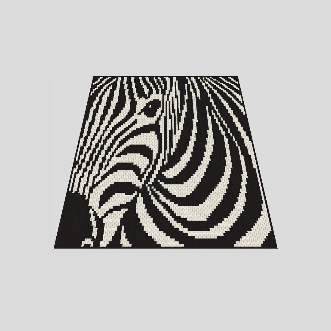 loop-yarn-zebra-blanket