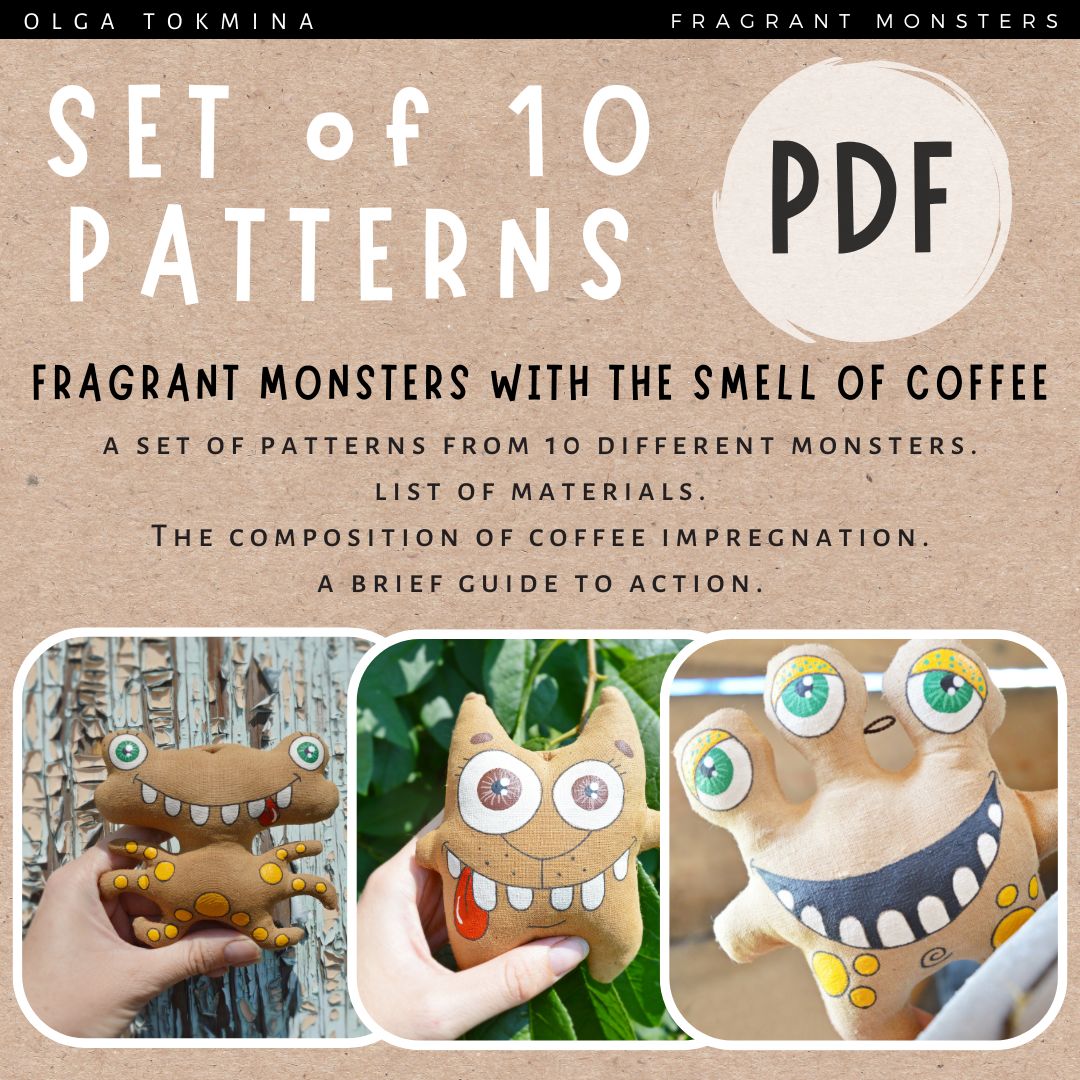 Monsters SET of 10 PATTERNS