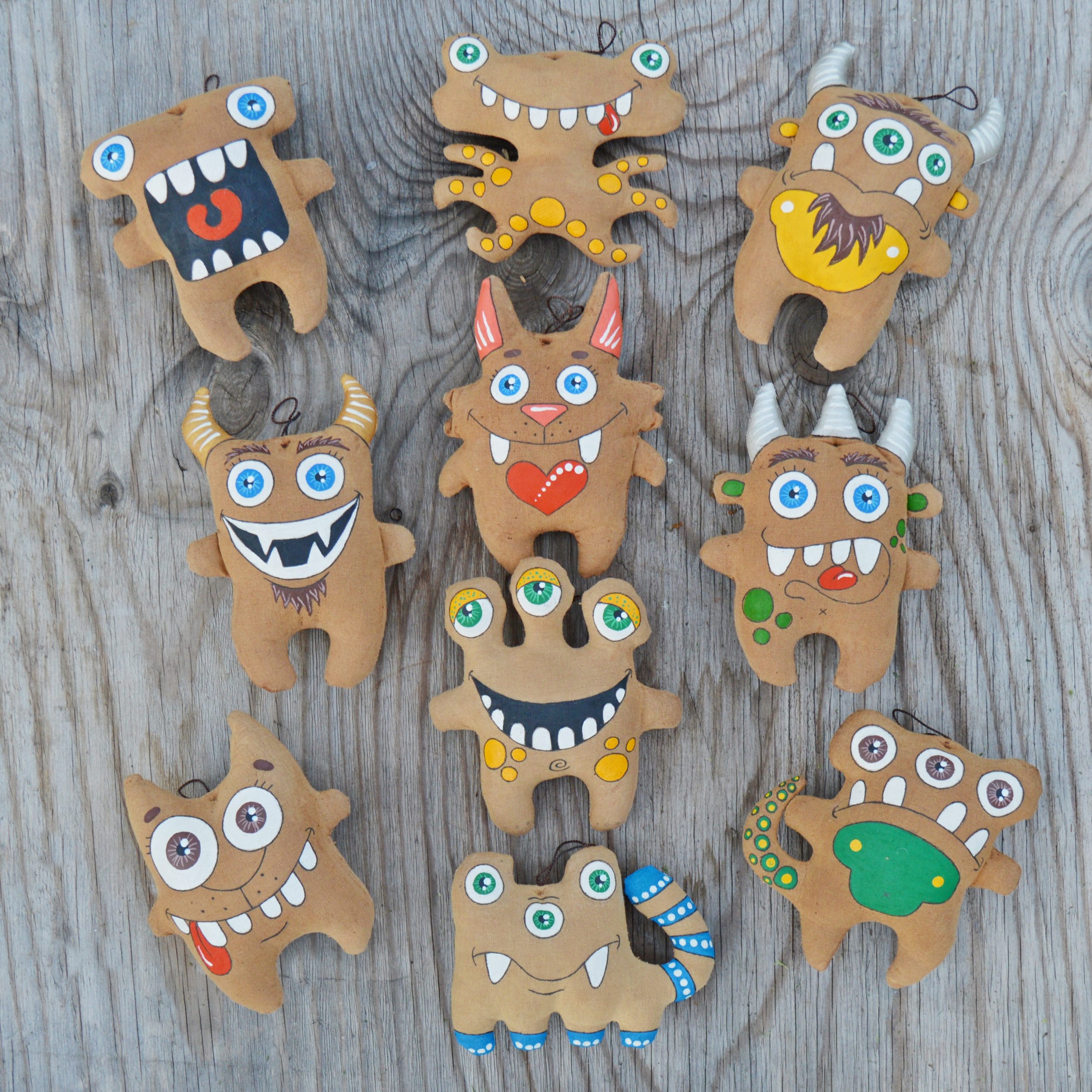 Monsters SET of 10 PATTERNS