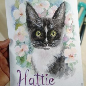 Memorial Pet Portrait Of Hattie Personal Listing