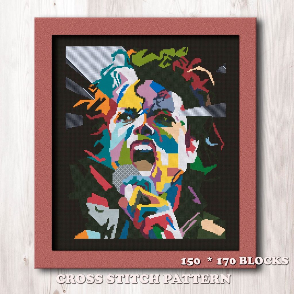 Michael Jackson cross stitch pattern - Crealandia