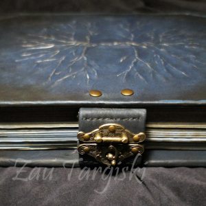 Blue book of shadows, magic diary with a tree of life