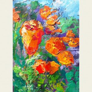Handmade Marketplace 460 Poppies Painting