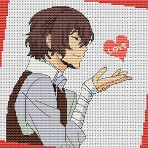 Handmade Marketplace 462 dazai cross stitch pattern