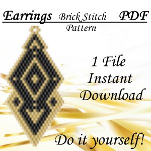 Handmade Marketplace 464 Earrings bead pattern